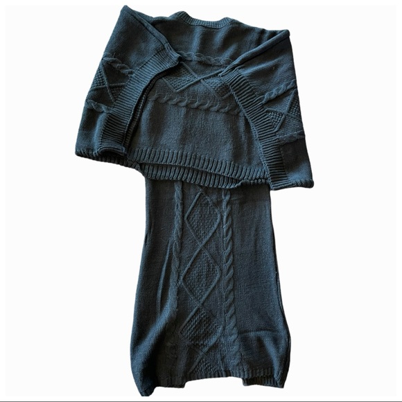 💜 The Cidney Knit Bat Wing 2 Piece Sweater Set - Picture 7 of 12